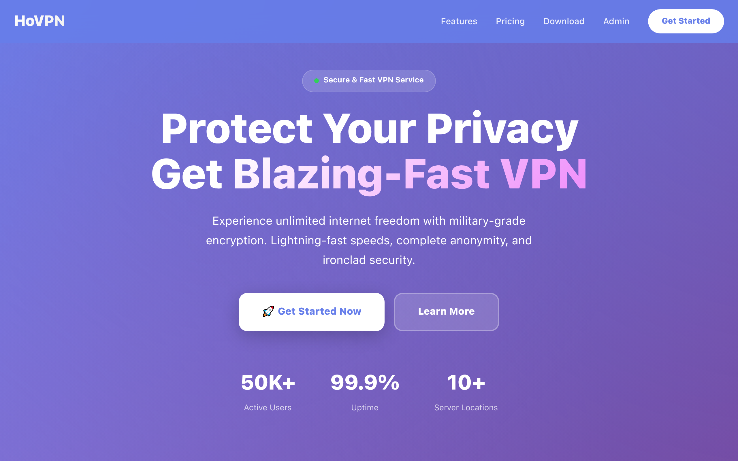 HoVPN - Secure VPN Service